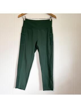 Ebb & Flow Green Active Athletic Workout Leggings Women's Medium